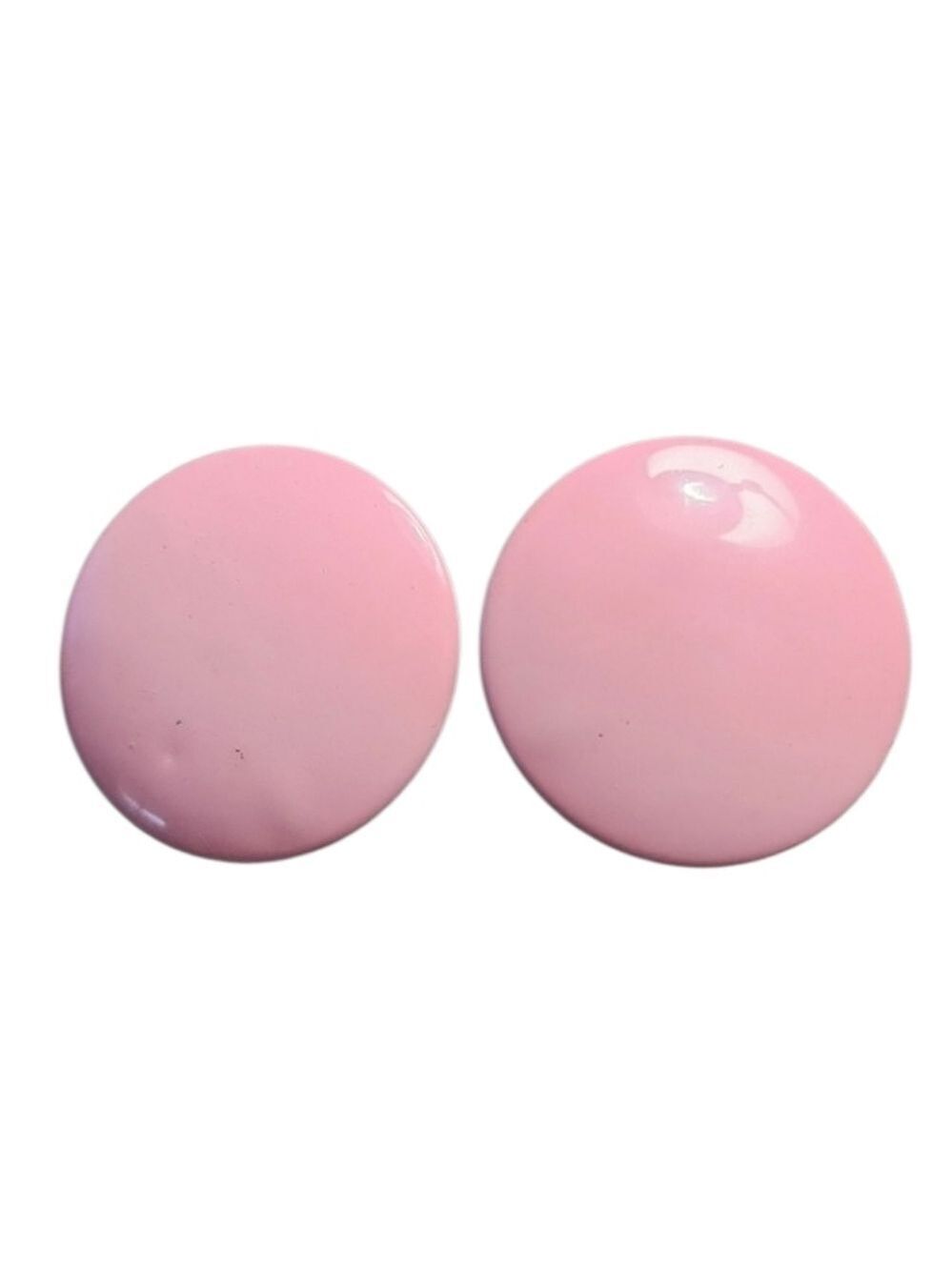 Vintage Pink Round Earrings